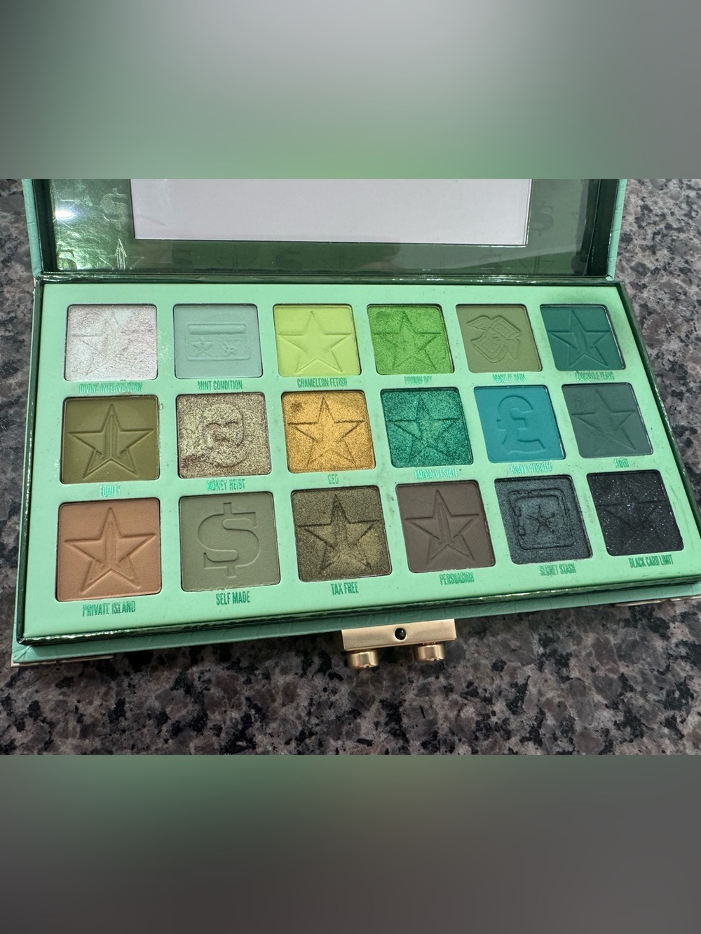 Jeffree Star cosmetics blood money eyeshadow palette gently used